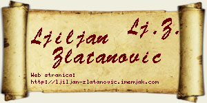 Ljiljan Zlatanović vizit kartica